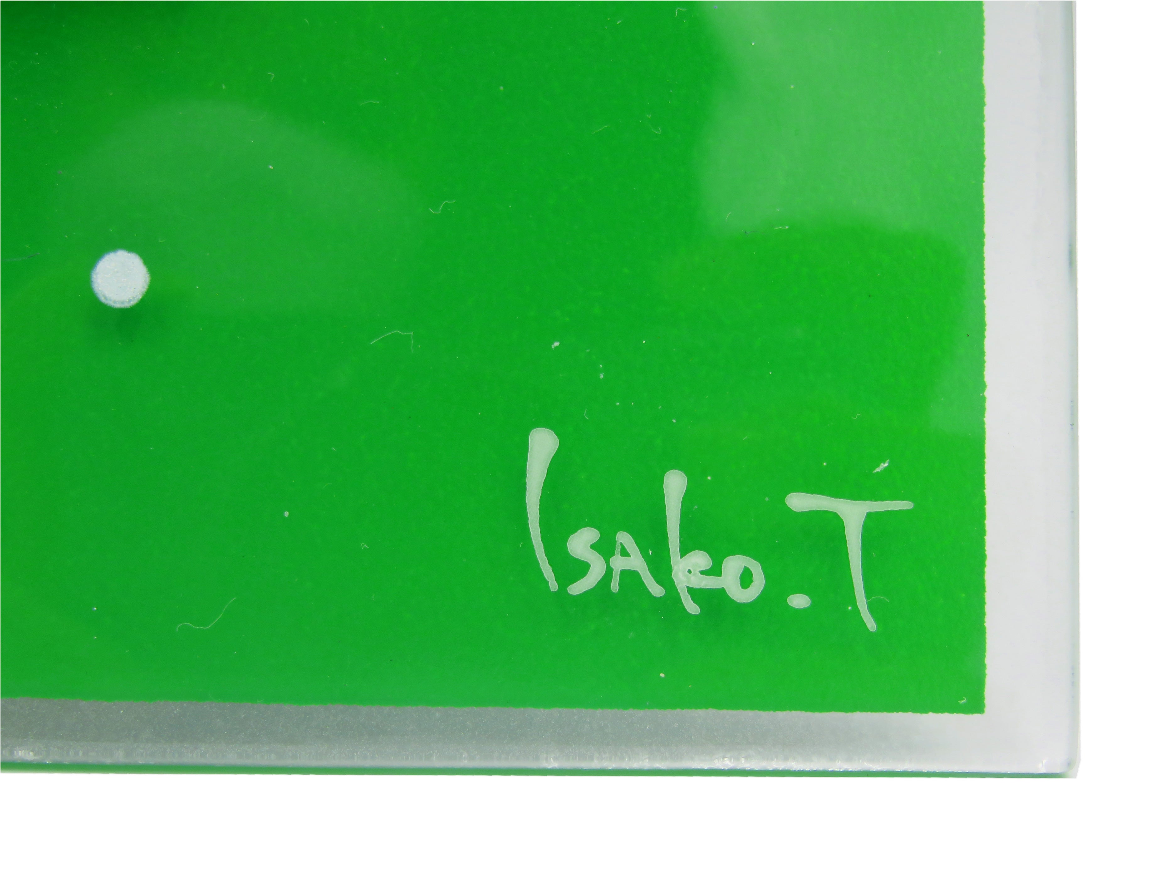 ーcomb de shioー ガラスアート時計「光の森」