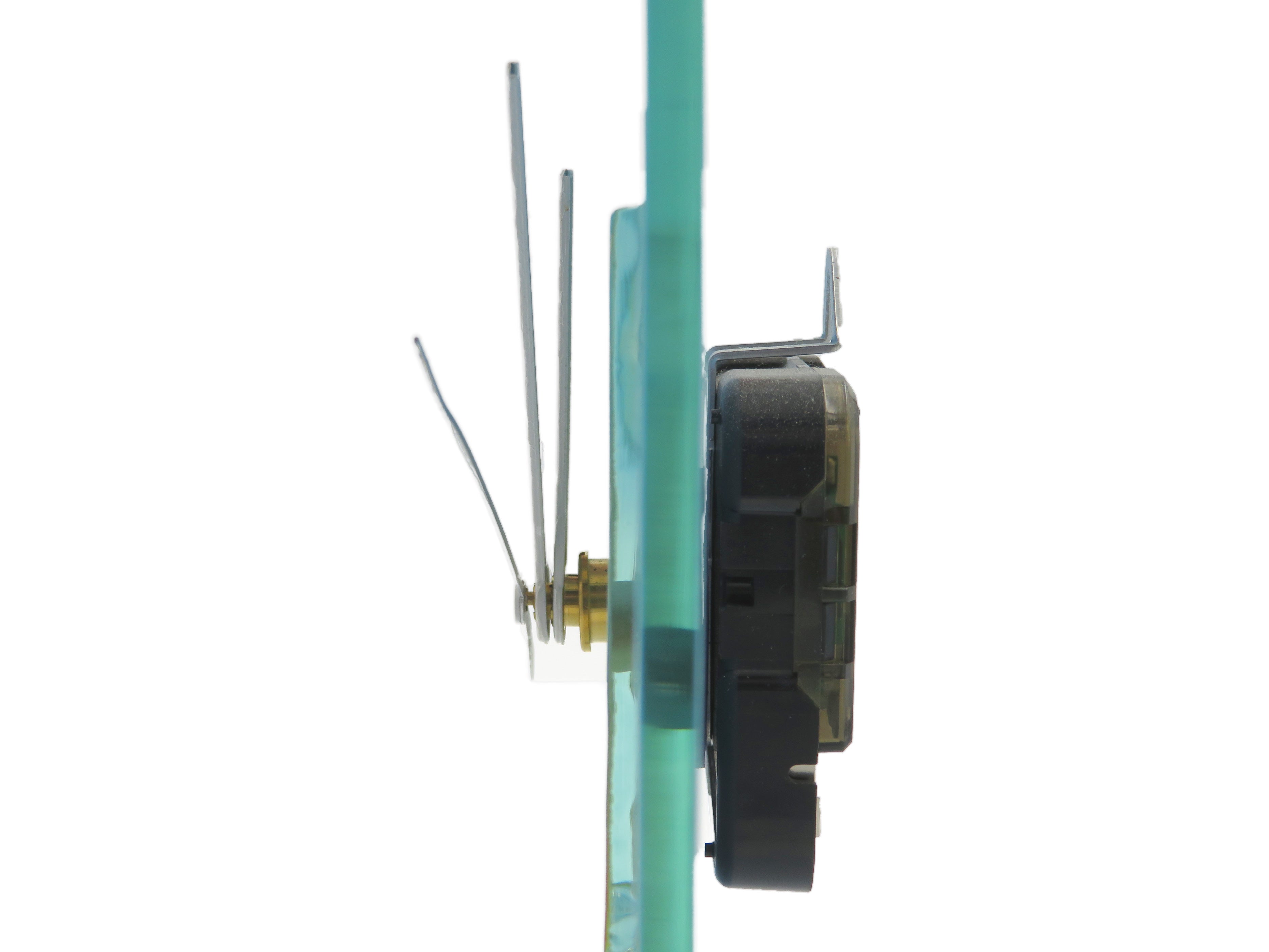 ーcomb de shioー ガラスアート時計「海のある街」