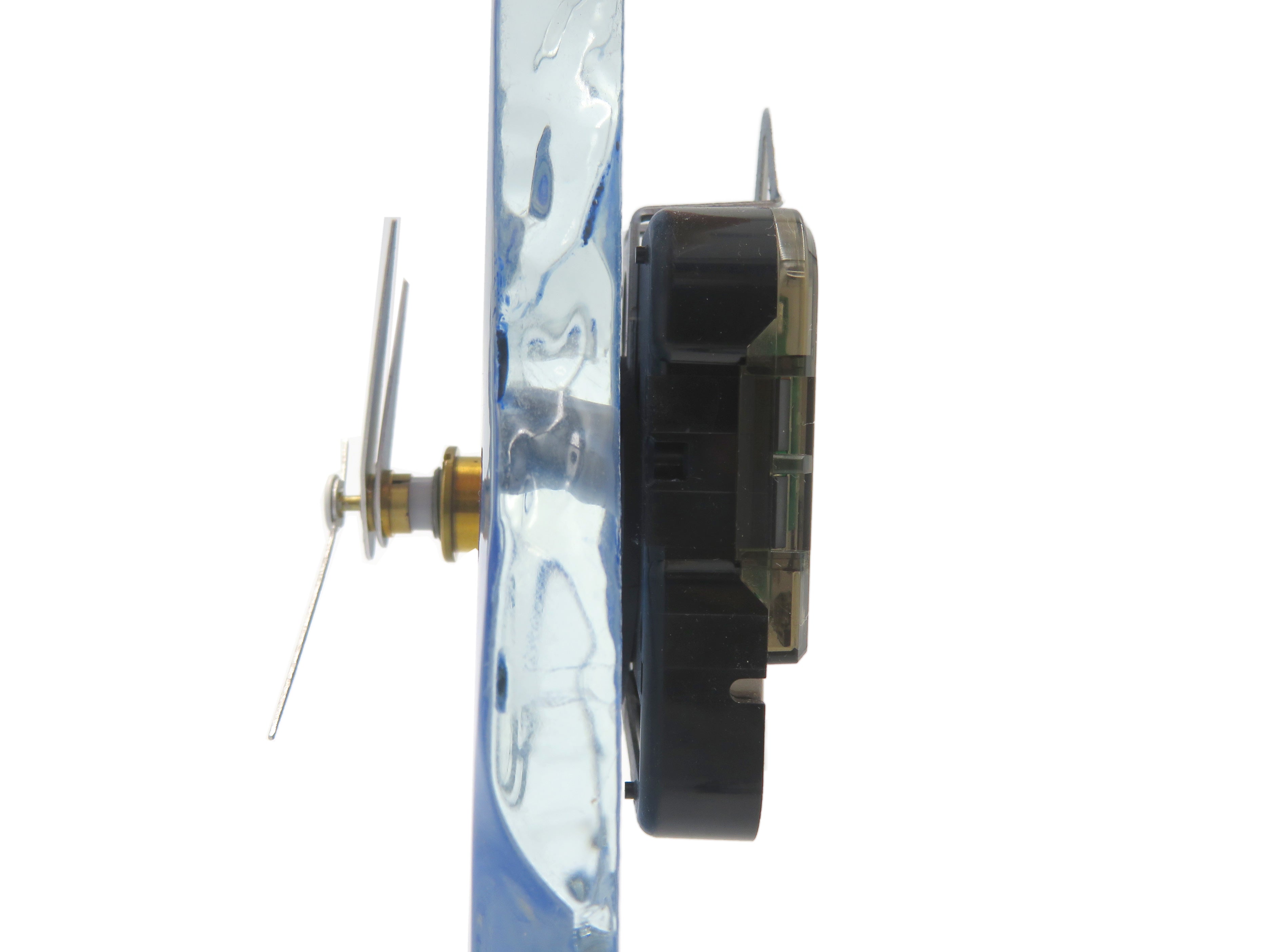 ーcomb de shioー ガラスアート時計「紫陽花の時」