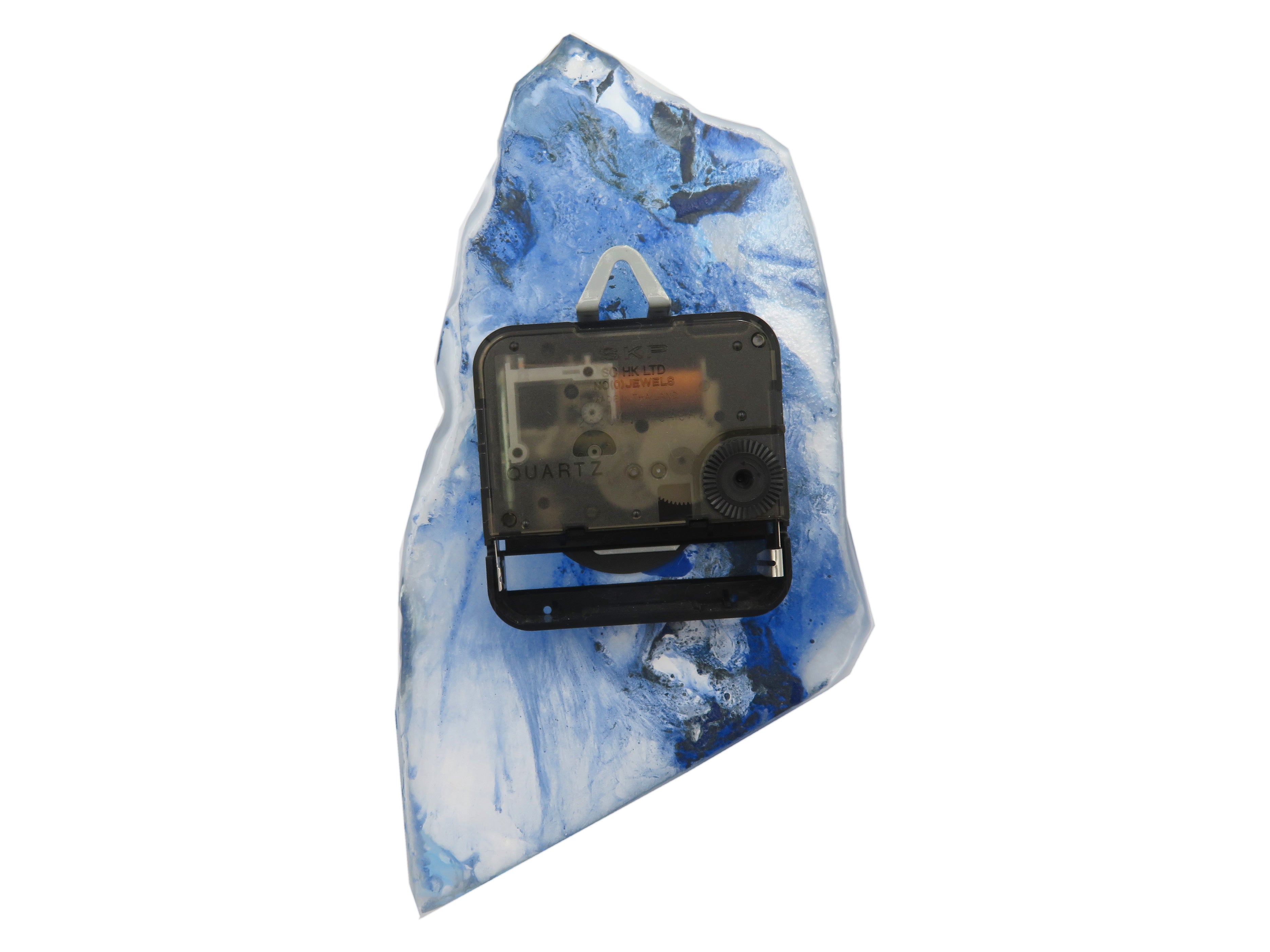 ーcomb de shioー ガラスアート時計「紫陽花の時」