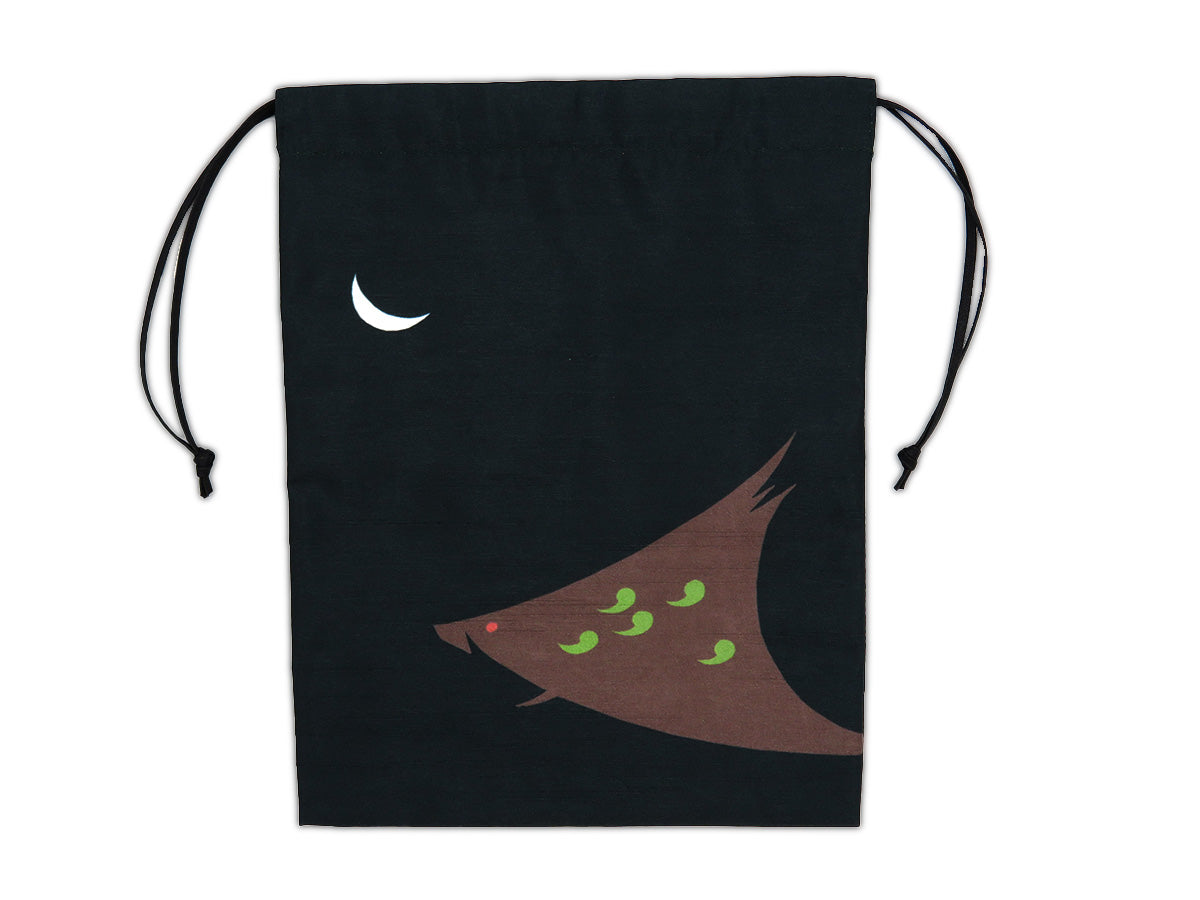 E TO ASOBI 巾着:いのしし