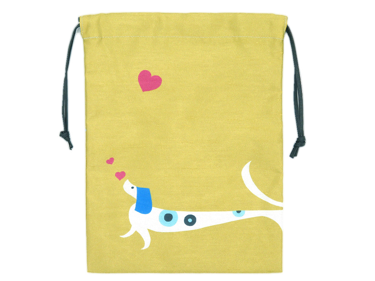 E TO ASOBI 巾着:いぬ