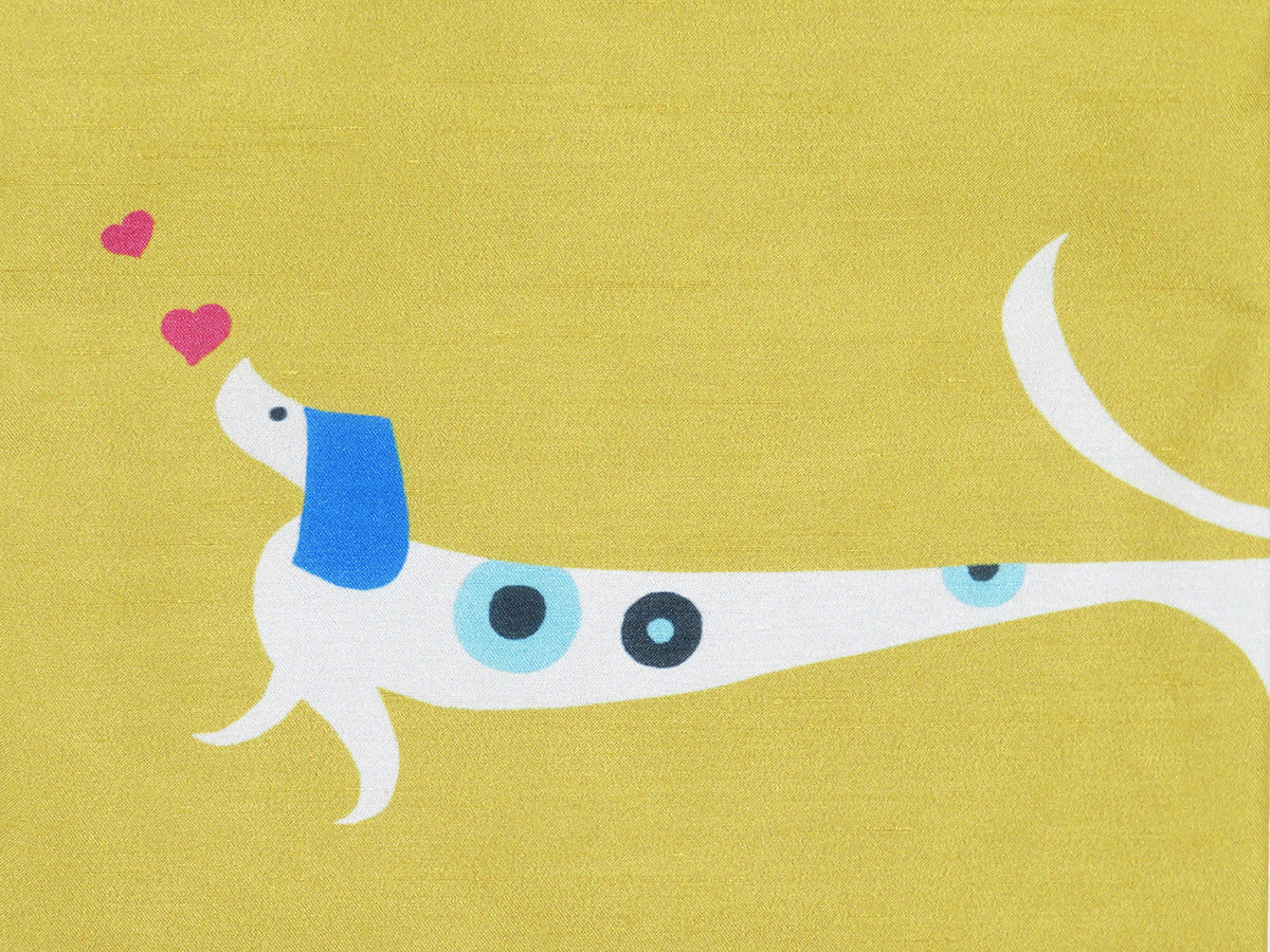 E TO ASOBI 巾着:いぬ