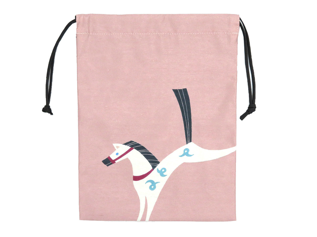 E TO ASOBI 巾着:うま