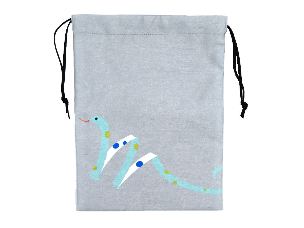 E TO ASOBI 巾着:へび