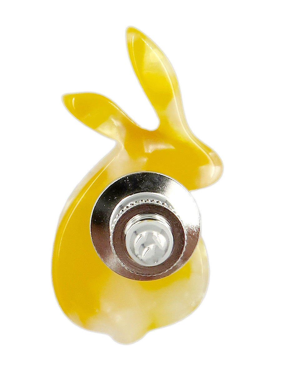 --高山うさぎ舎オリジナル--うさぎブローチ(P)