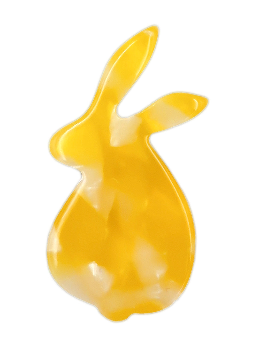 --高山うさぎ舎オリジナル--うさぎブローチ(Q)