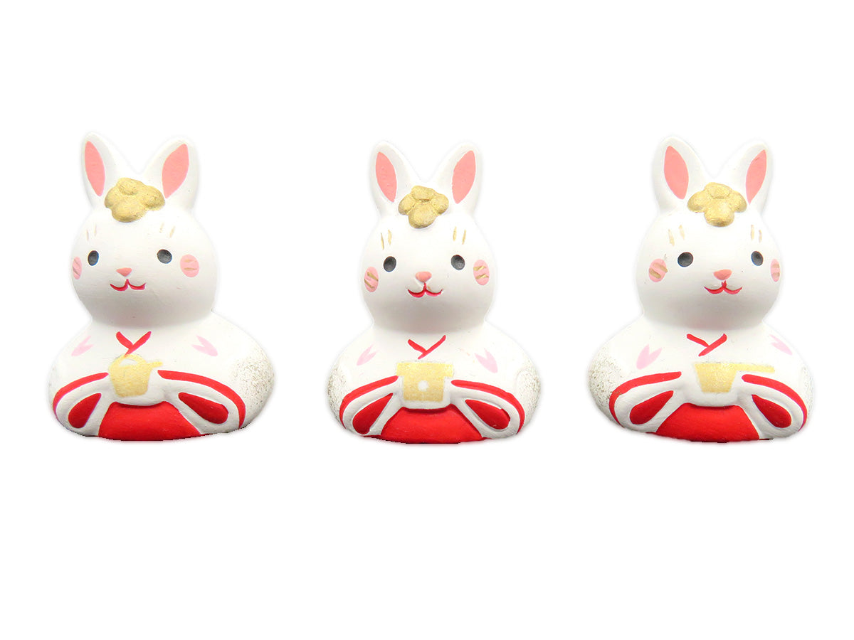 2606 錦彩うさぎ雛(三段飾り)