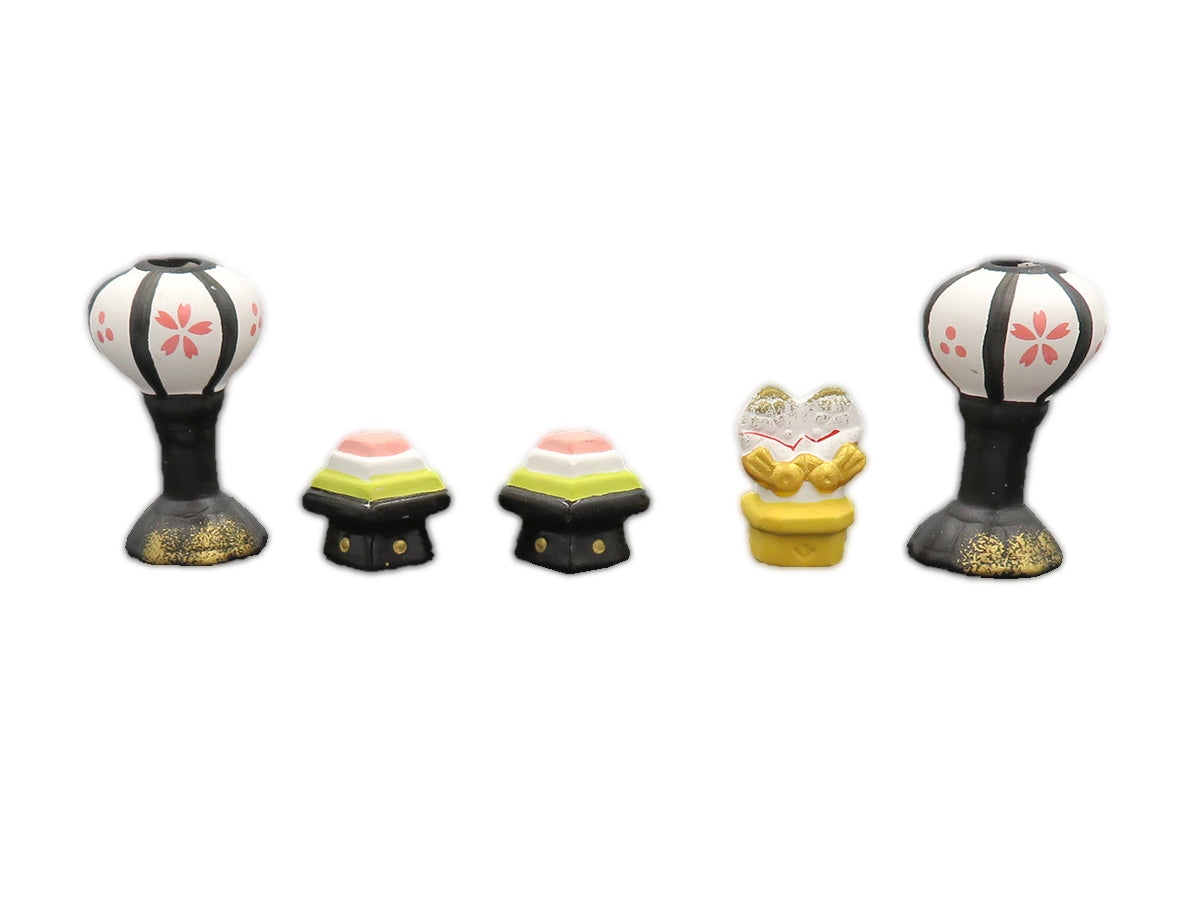 2606 錦彩うさぎ雛(三段飾り)