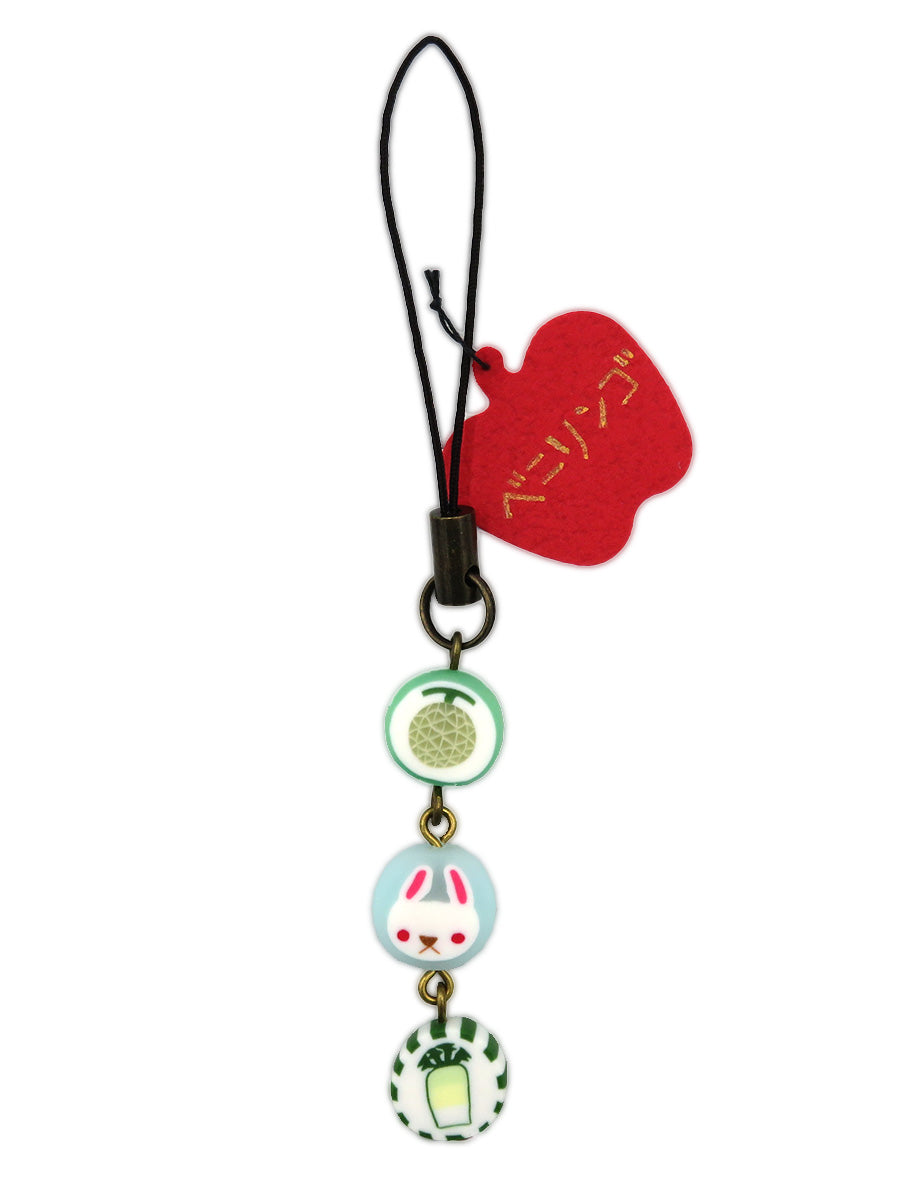 ベニリンゴ 3連ストラップ(水色:B)