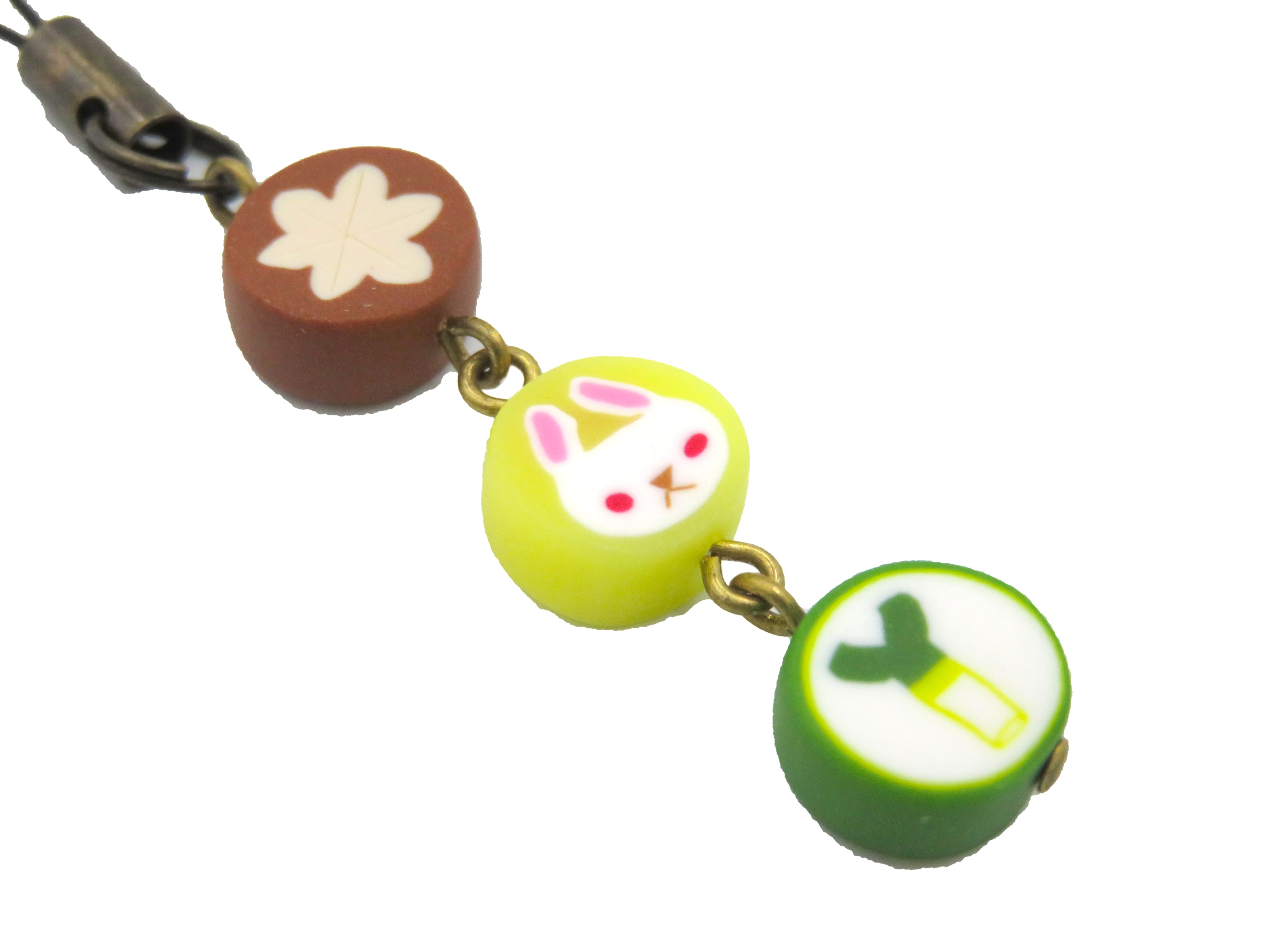 ベニリンゴ 3連ストラップ(黄色:C)