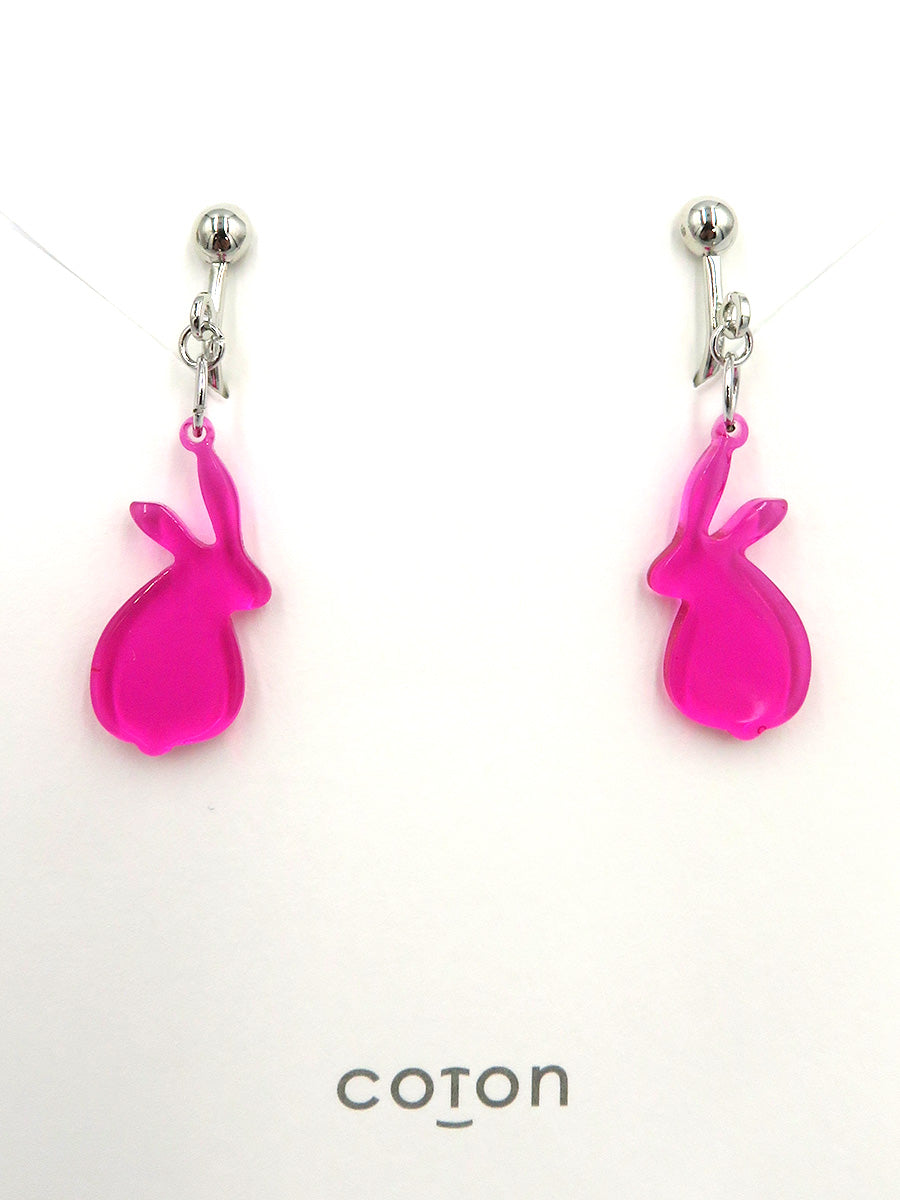 --高山うさぎ舎オリジナル--うさぎイヤリング(I)