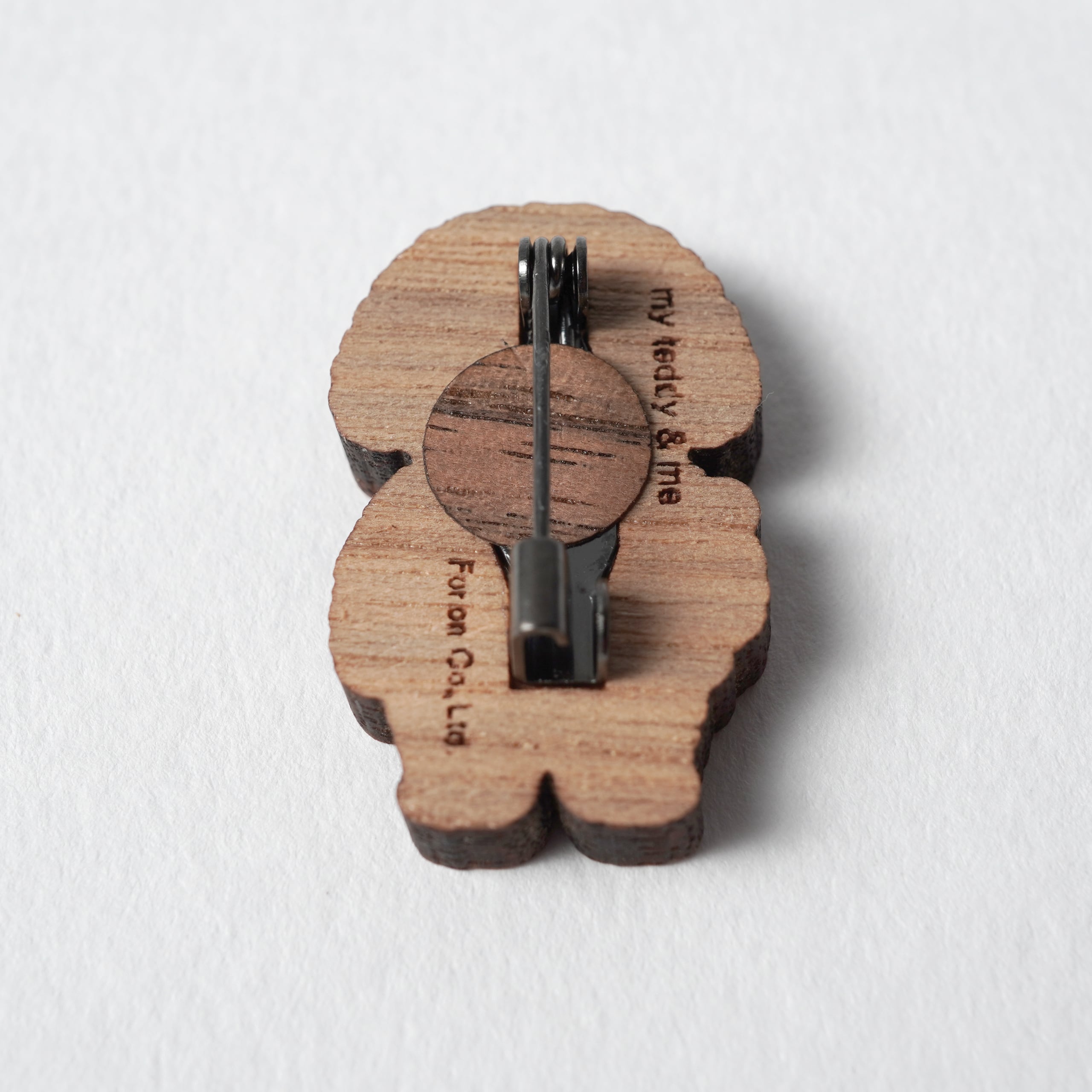 -木tch- ブローチ：my teddy & me（マイテディ＆ミー）