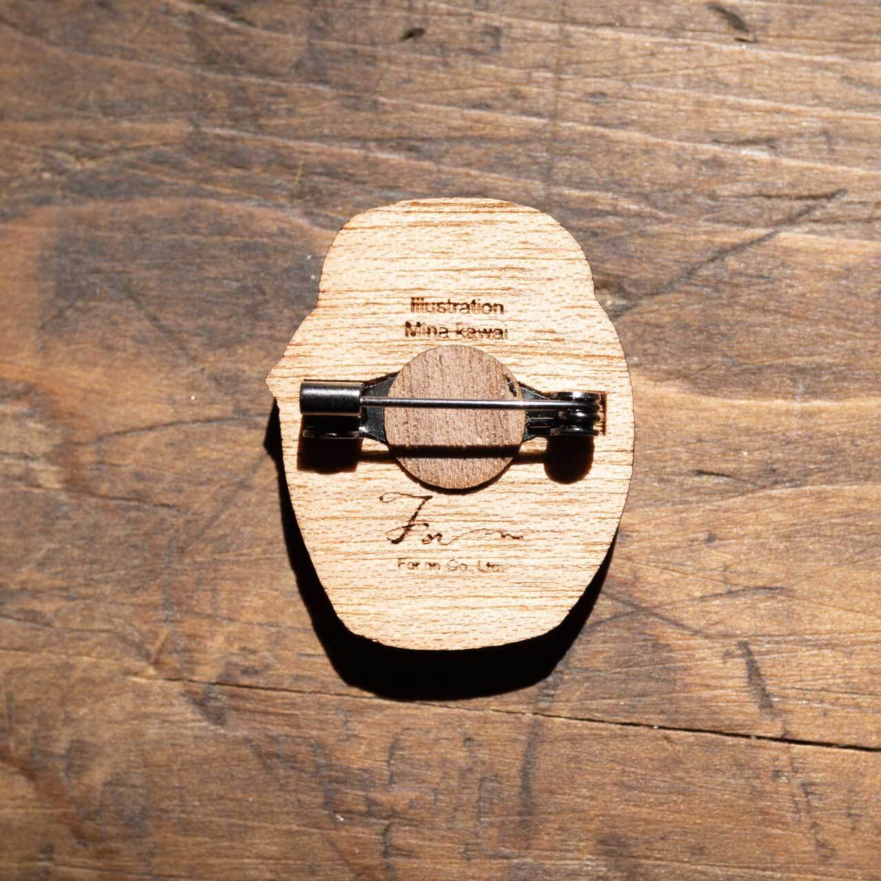 -木tch- ブローチ：happines bottle（幸せの瓶詰）