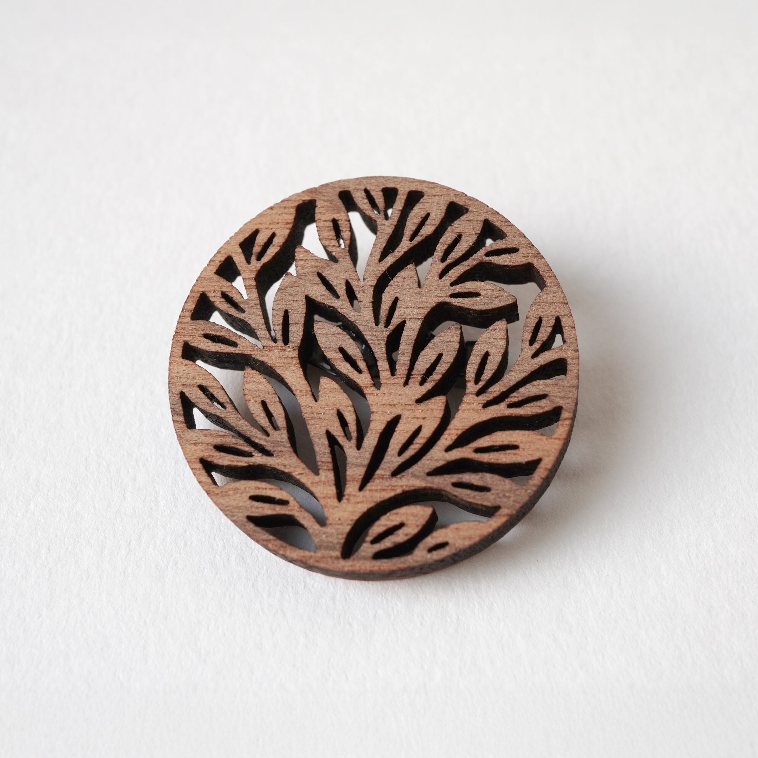 -木tch- ブローチ：eternal forest（永遠の森）