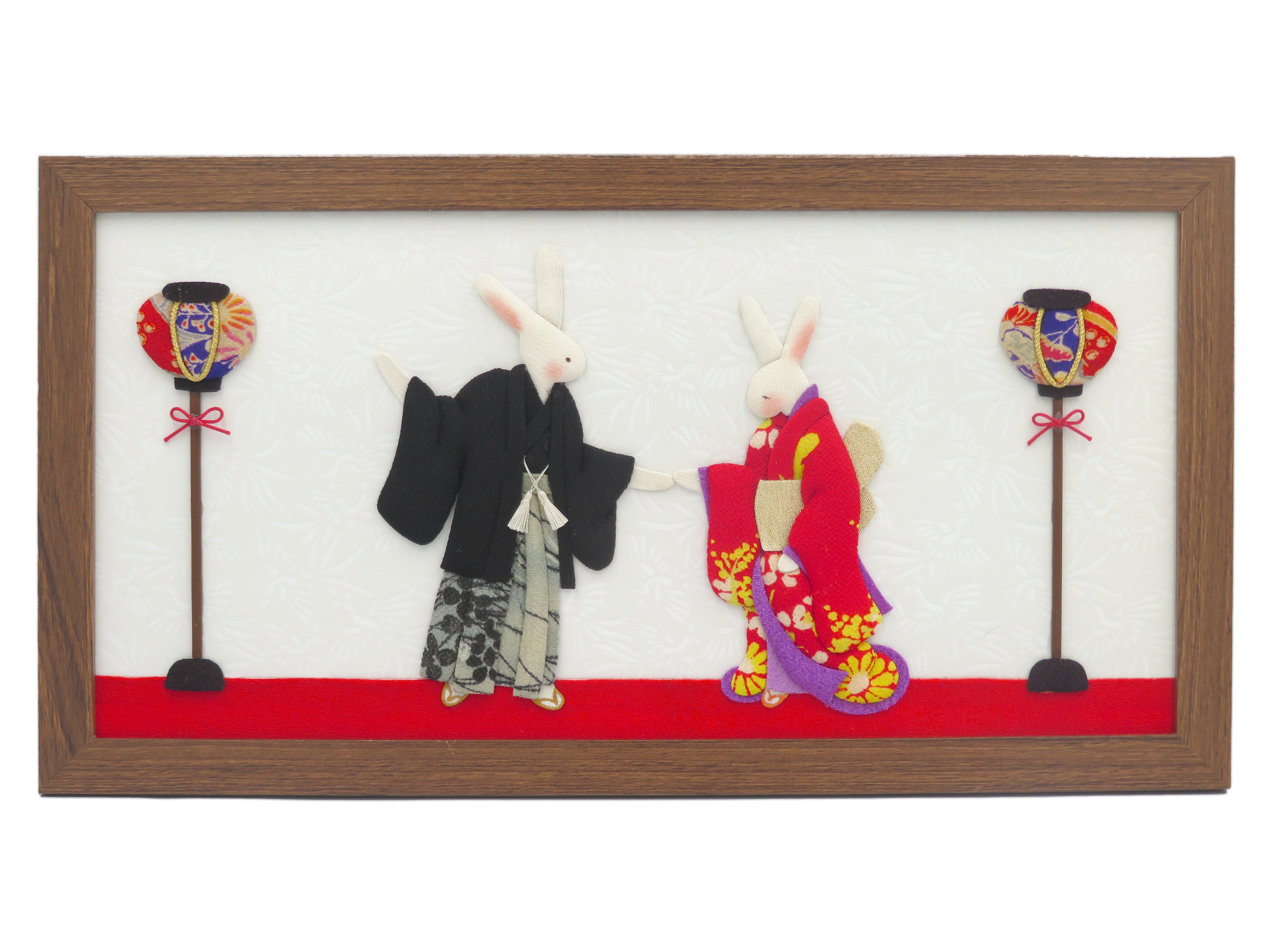 松の押絵　額 雅飾り額8号 老松