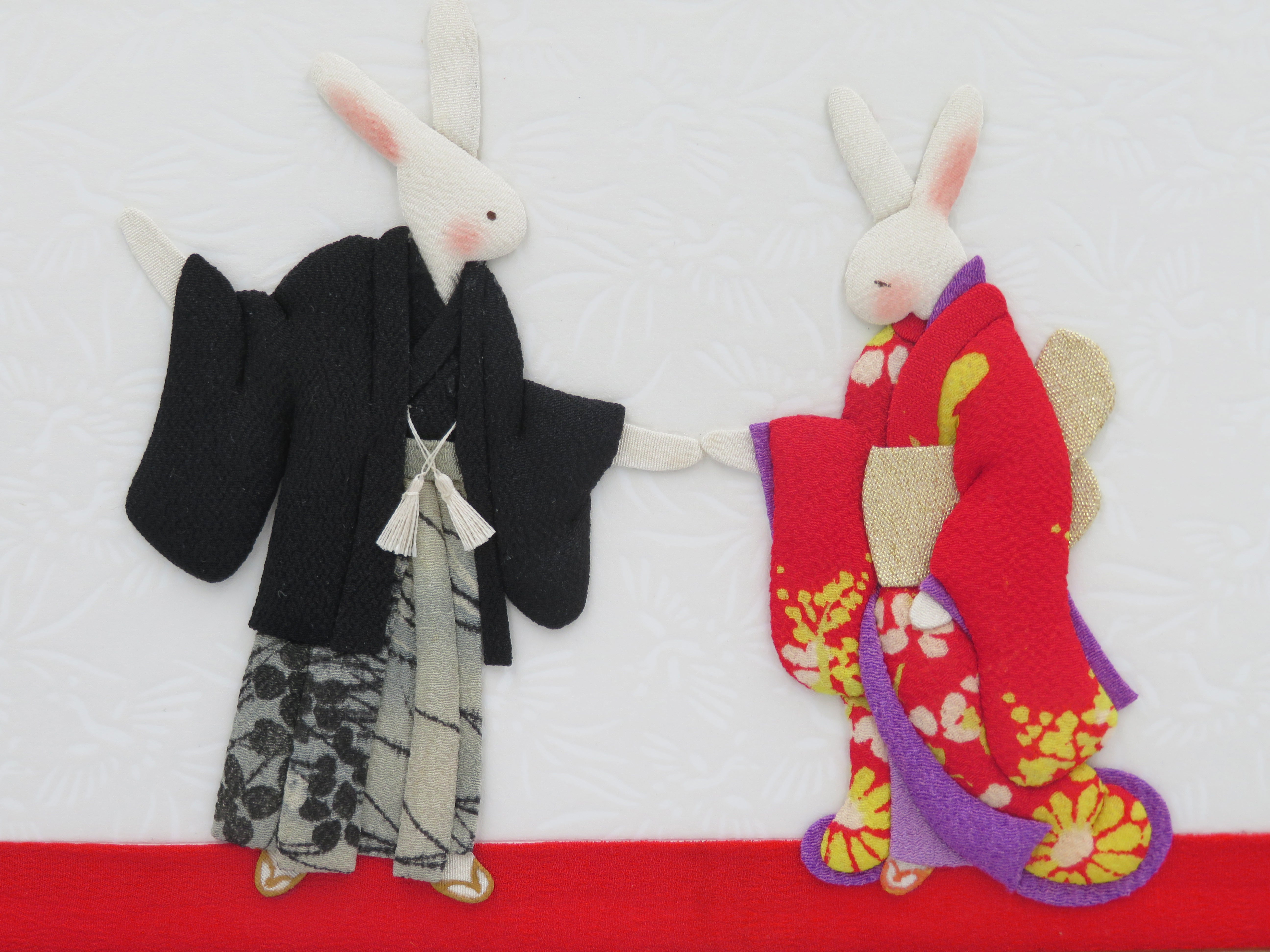 -・-大口さくらさん-・-　押絵⑥「ハレの日（ぼんぼり）」