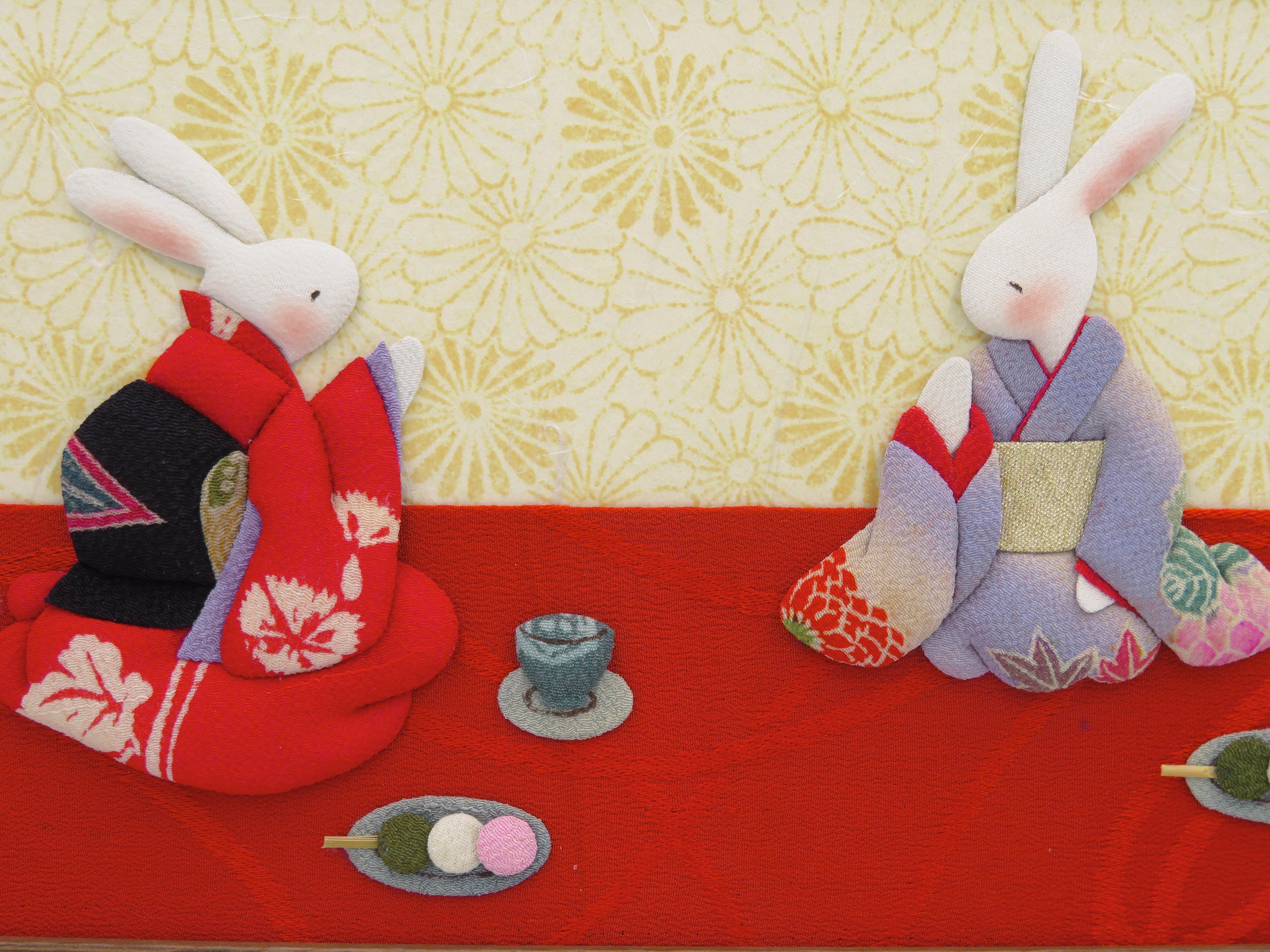 -・-大口さくらさん-・-　押絵④「女子会」