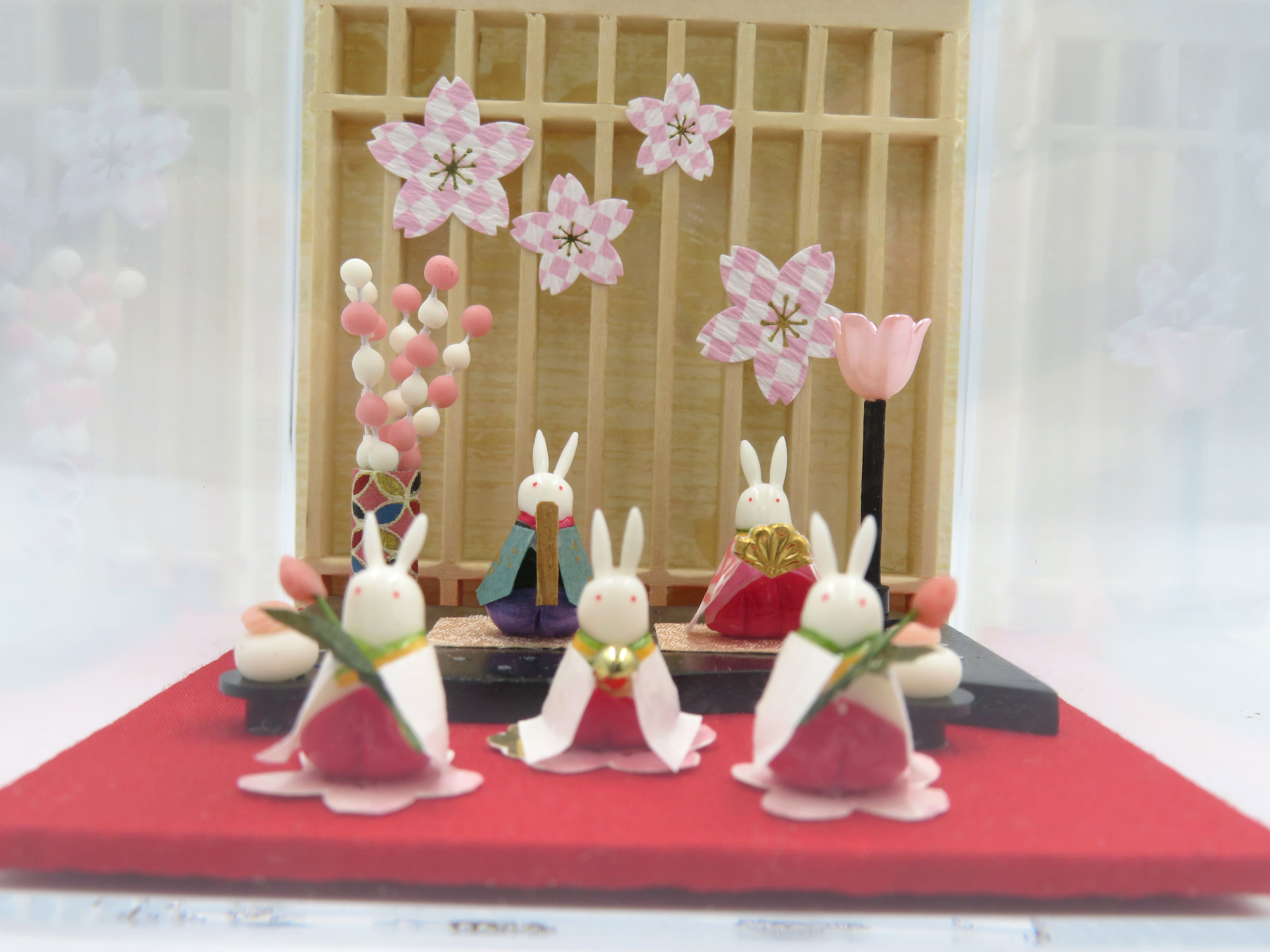 田島ひとみ キューブうさぎ雛 (W)