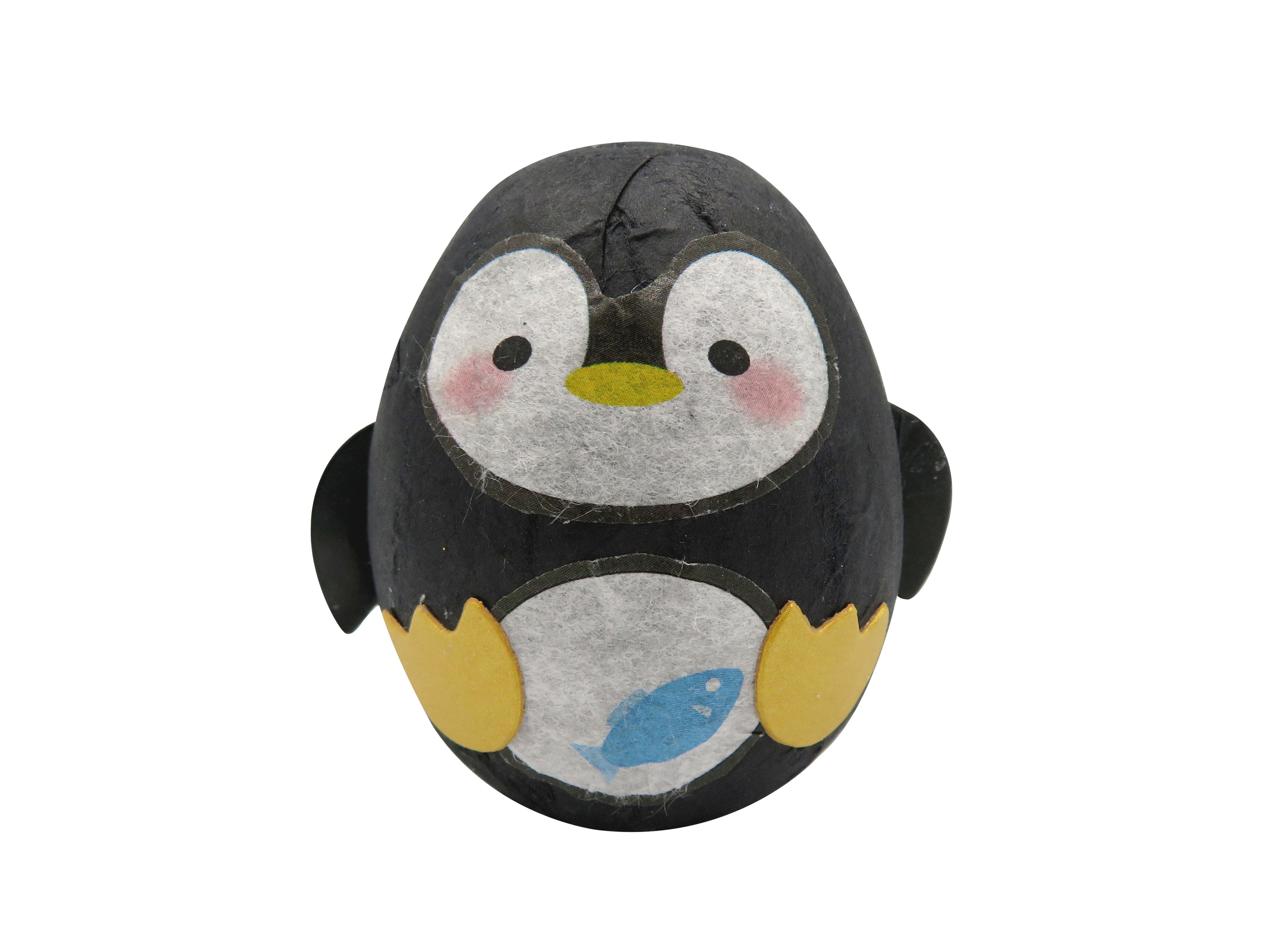 起き上がりこぼし　和紙ころころ　ぺんぎん