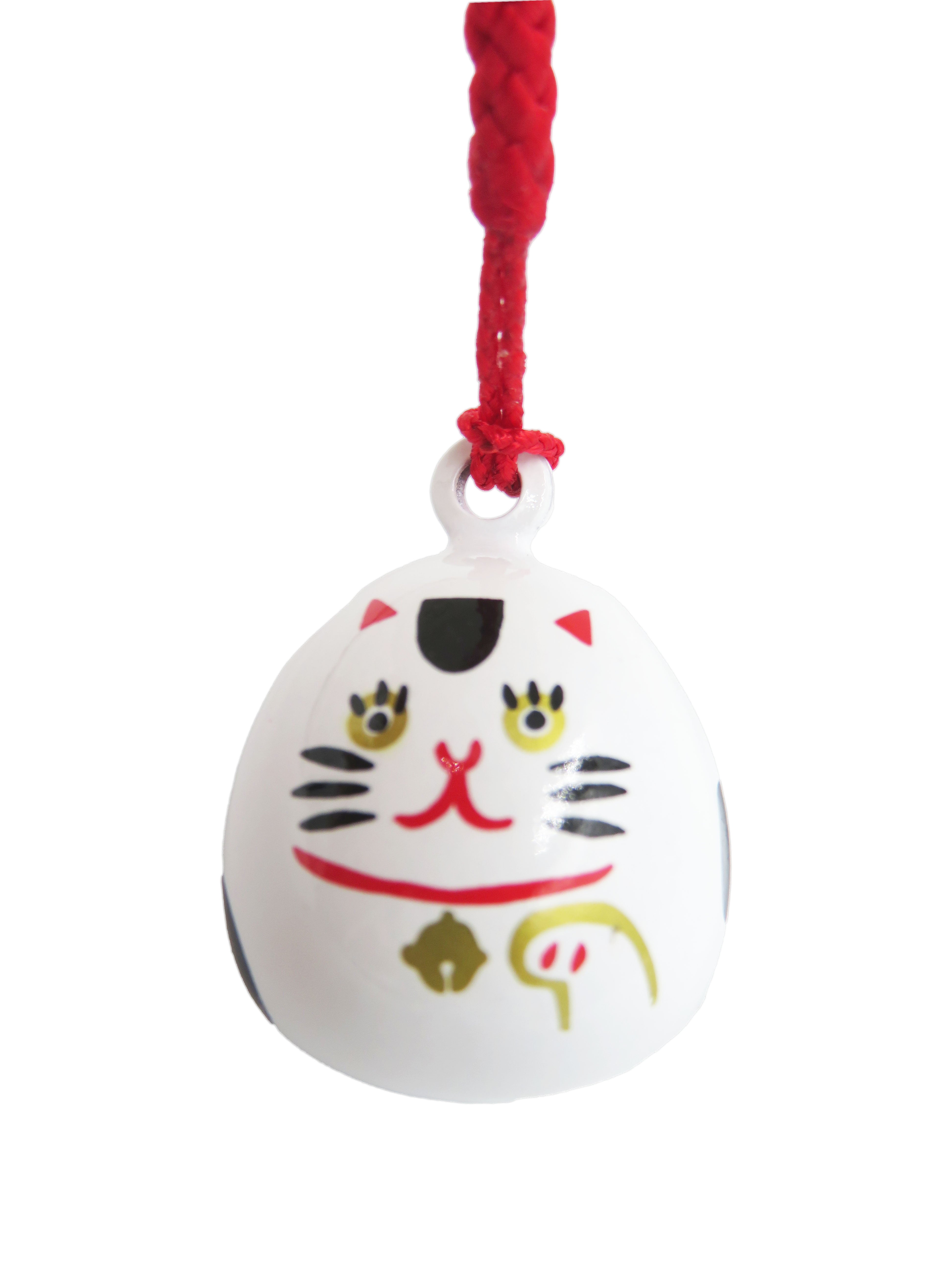 吉祥動物ストラップ（猫：幸運招き）