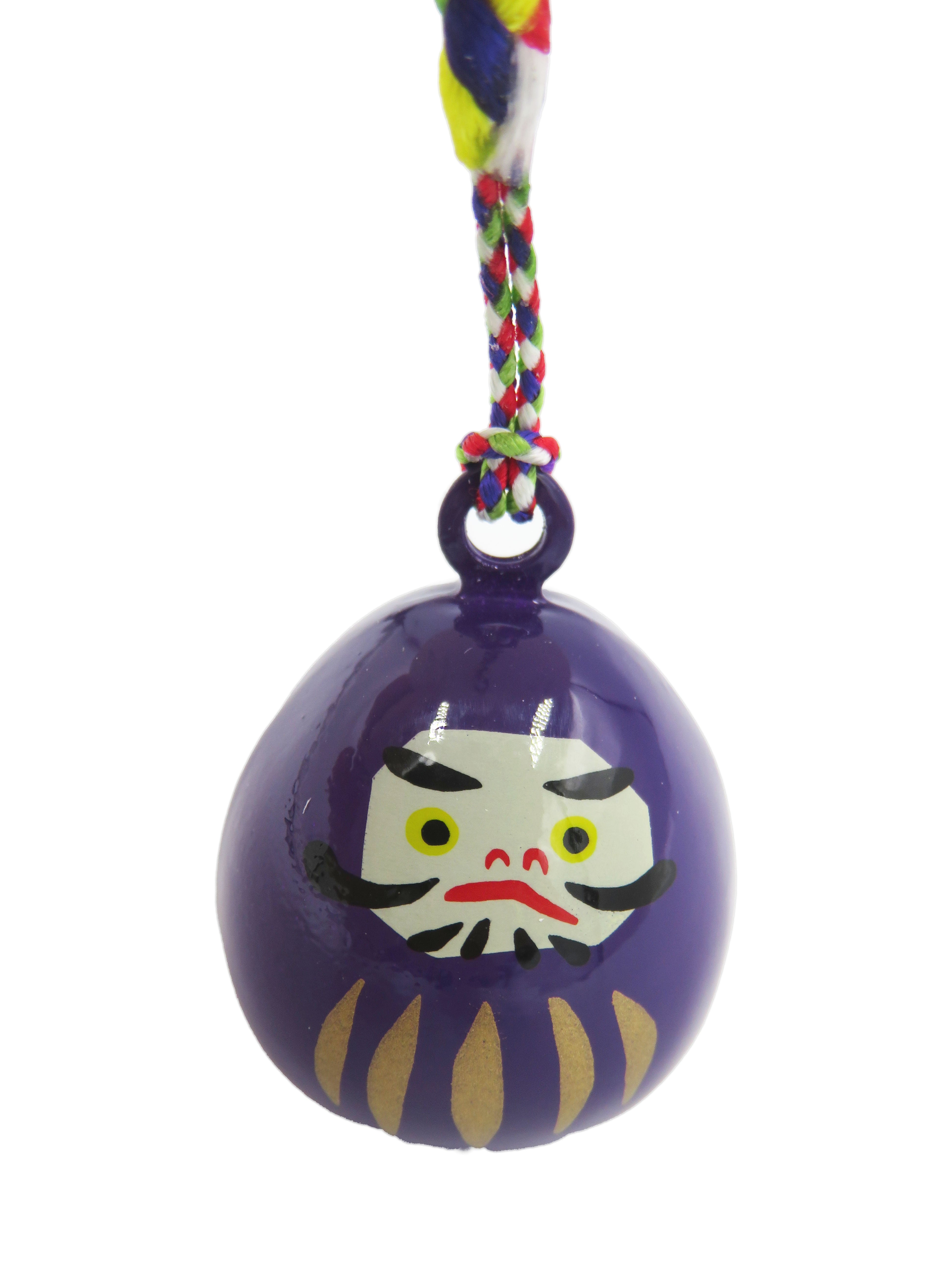 ダルマフクストラップ（紫：長寿）