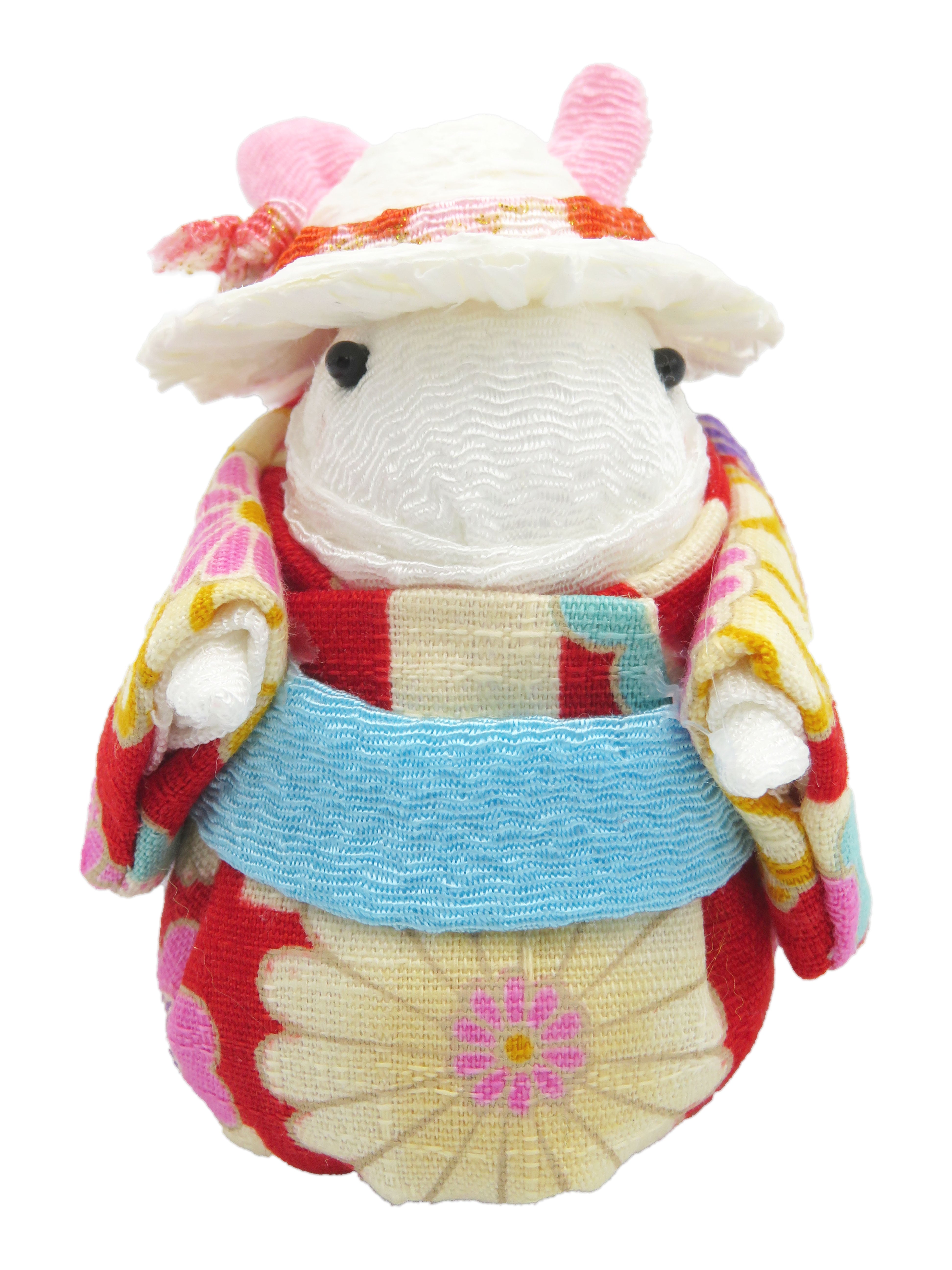 ー四季彩うさぎの四季の楽しみー　麦わら帽子うさちゃん①