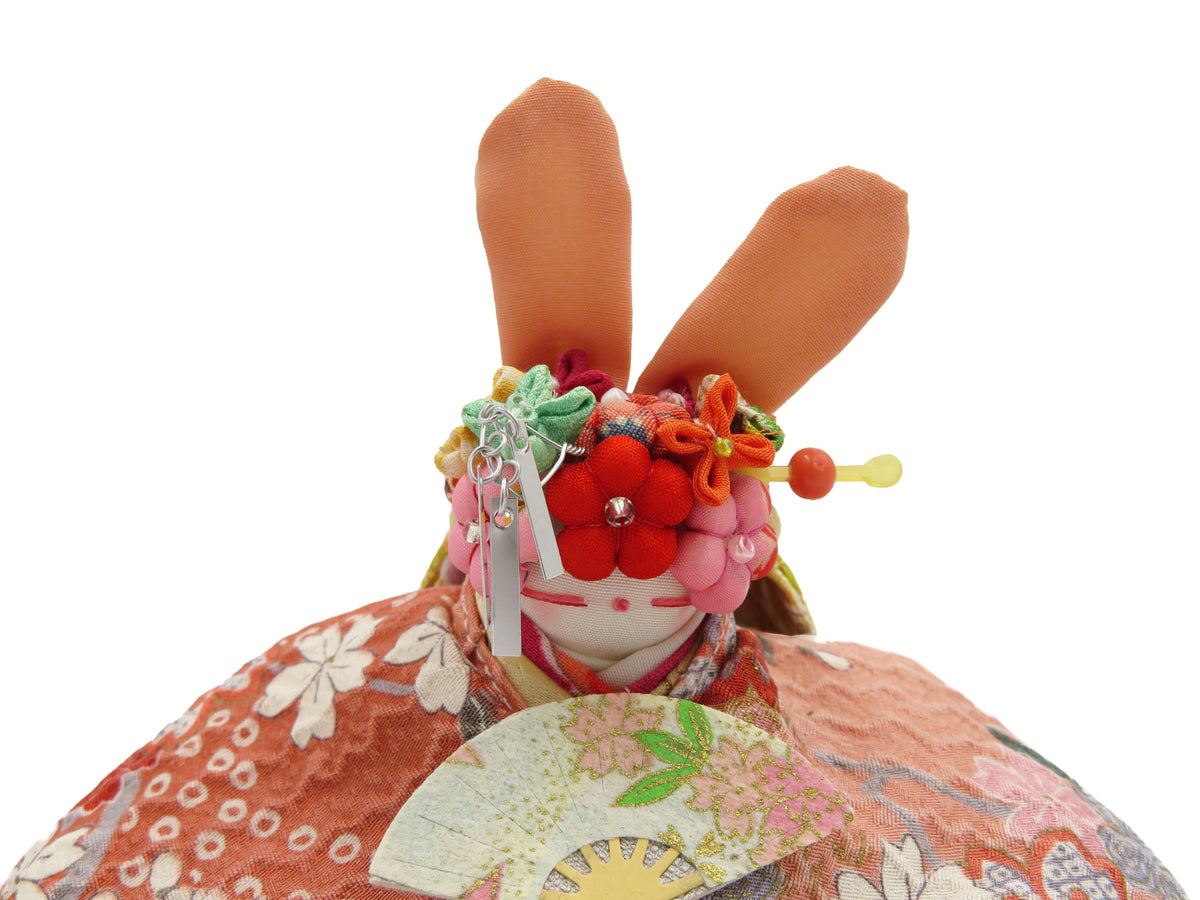 ーくるみ工房ー　花うさぎひな　8−８