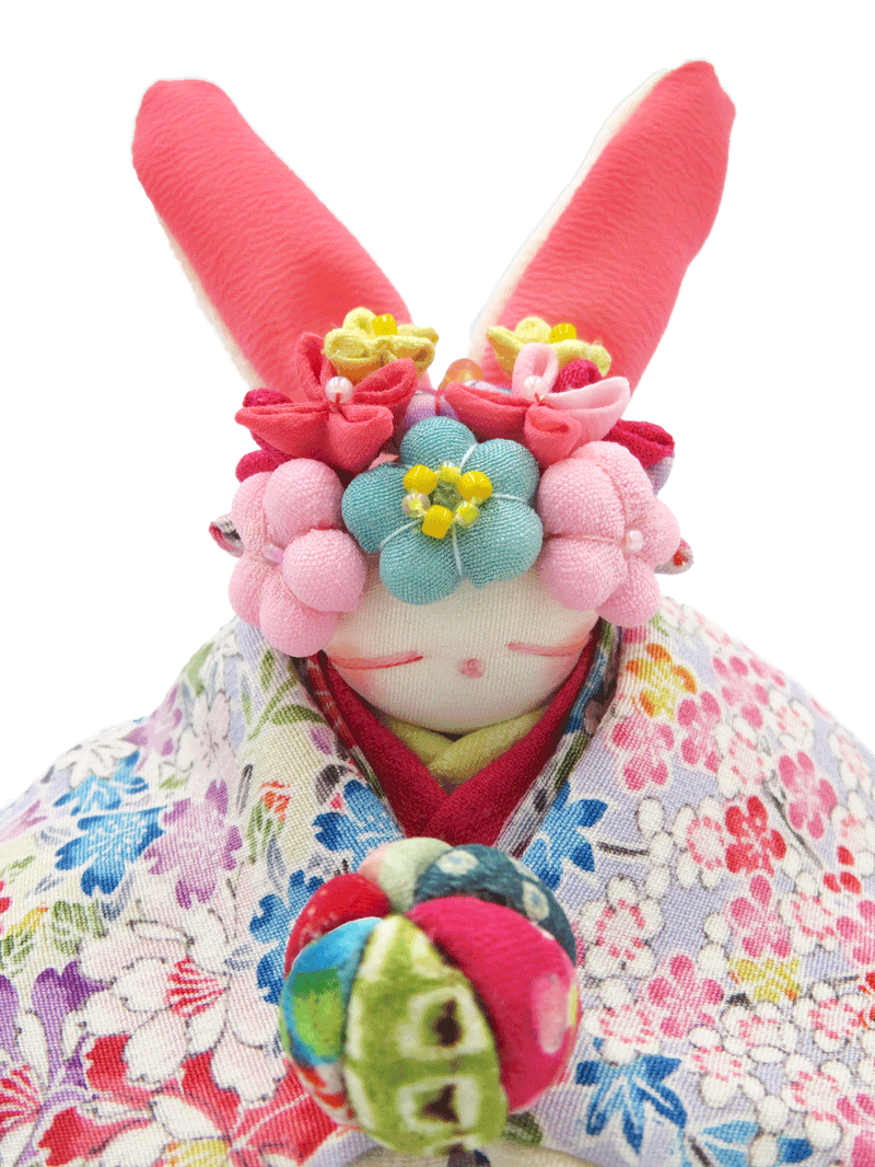 ーくるみ工房ー　花うさぎ⑥
