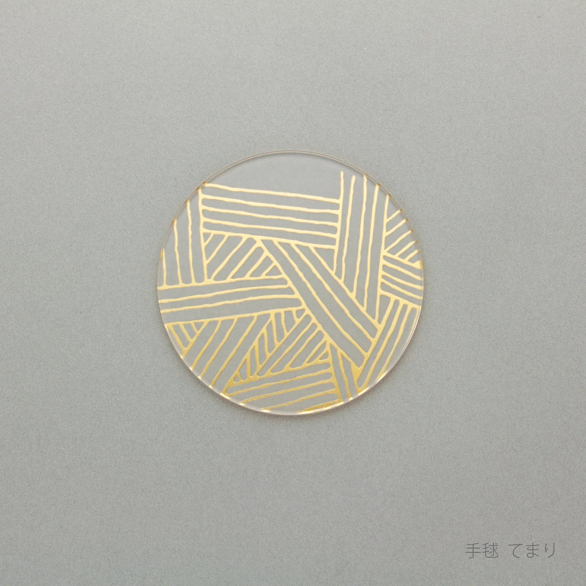 toumei　箔コースター　手毬（てまり）