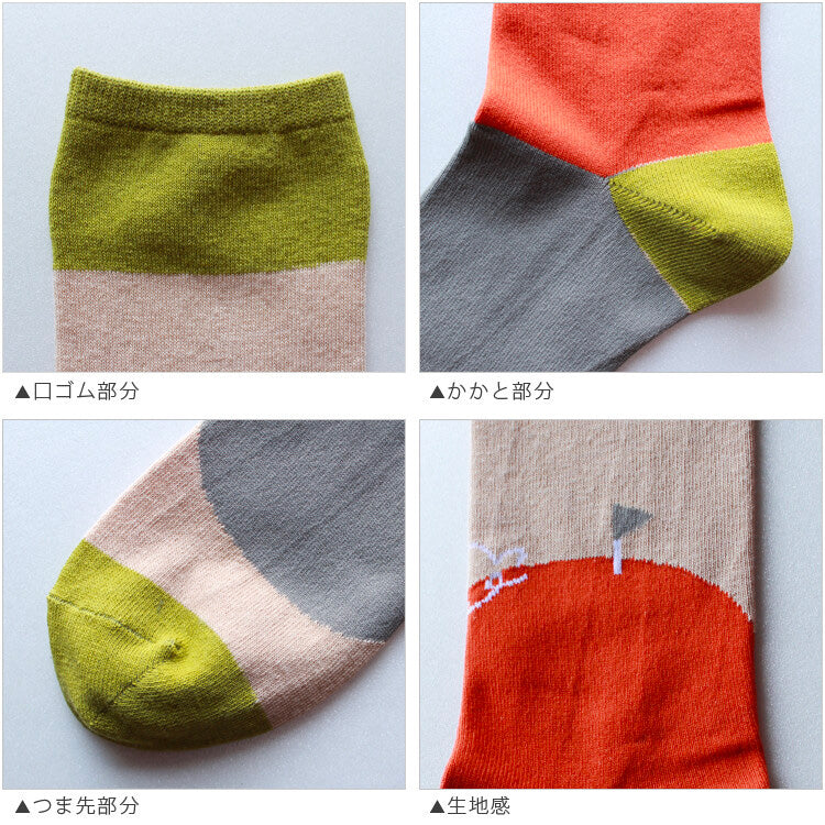 ストーリーソックス【イソップ寓話】：うさぎとかめ