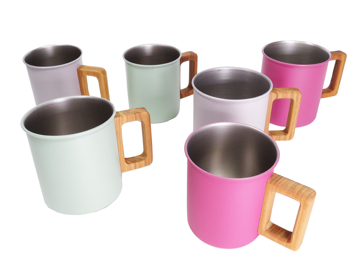 WOOD HANDLE MUG 【M size】