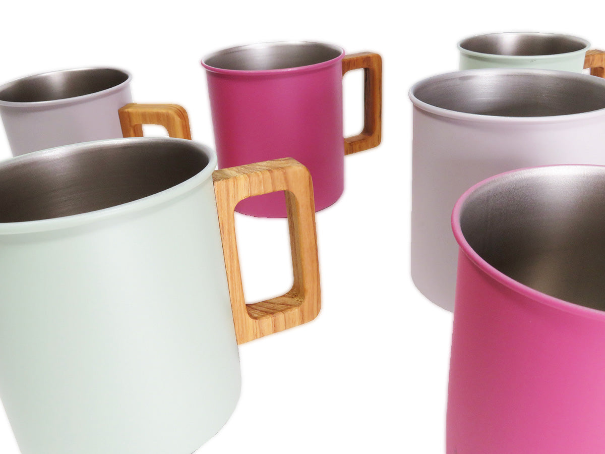 WOOD HANDLE MUG 【M size】