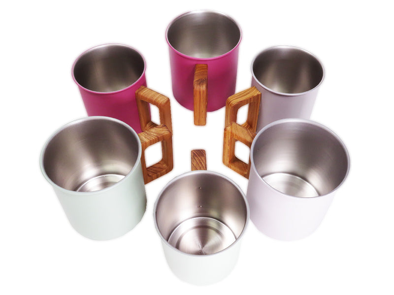WOOD HANDLE MUG 【Ｌsize】 ：グレー