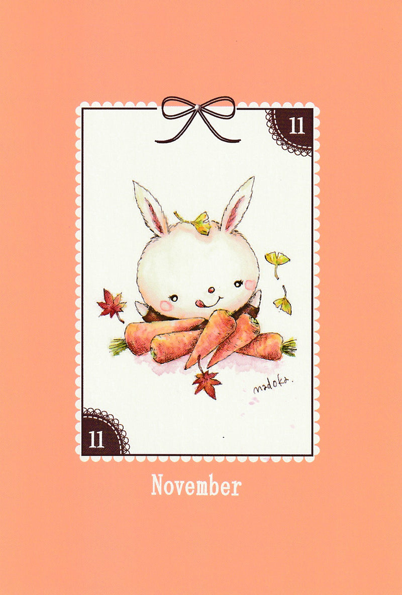 whip*madoka　ポストカード　誕生月シリーズ　11月：食欲の秋