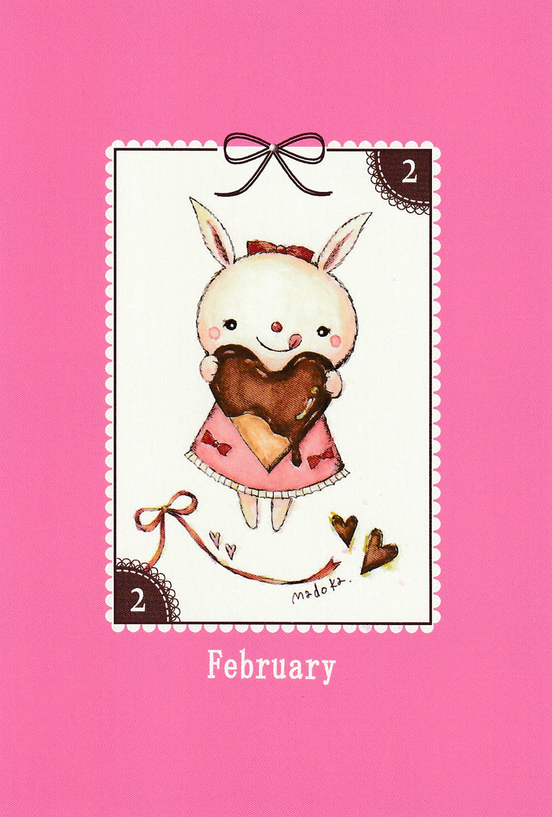 whip*madoka　ポストカード　誕生月シリーズ　2月：バレンタイン