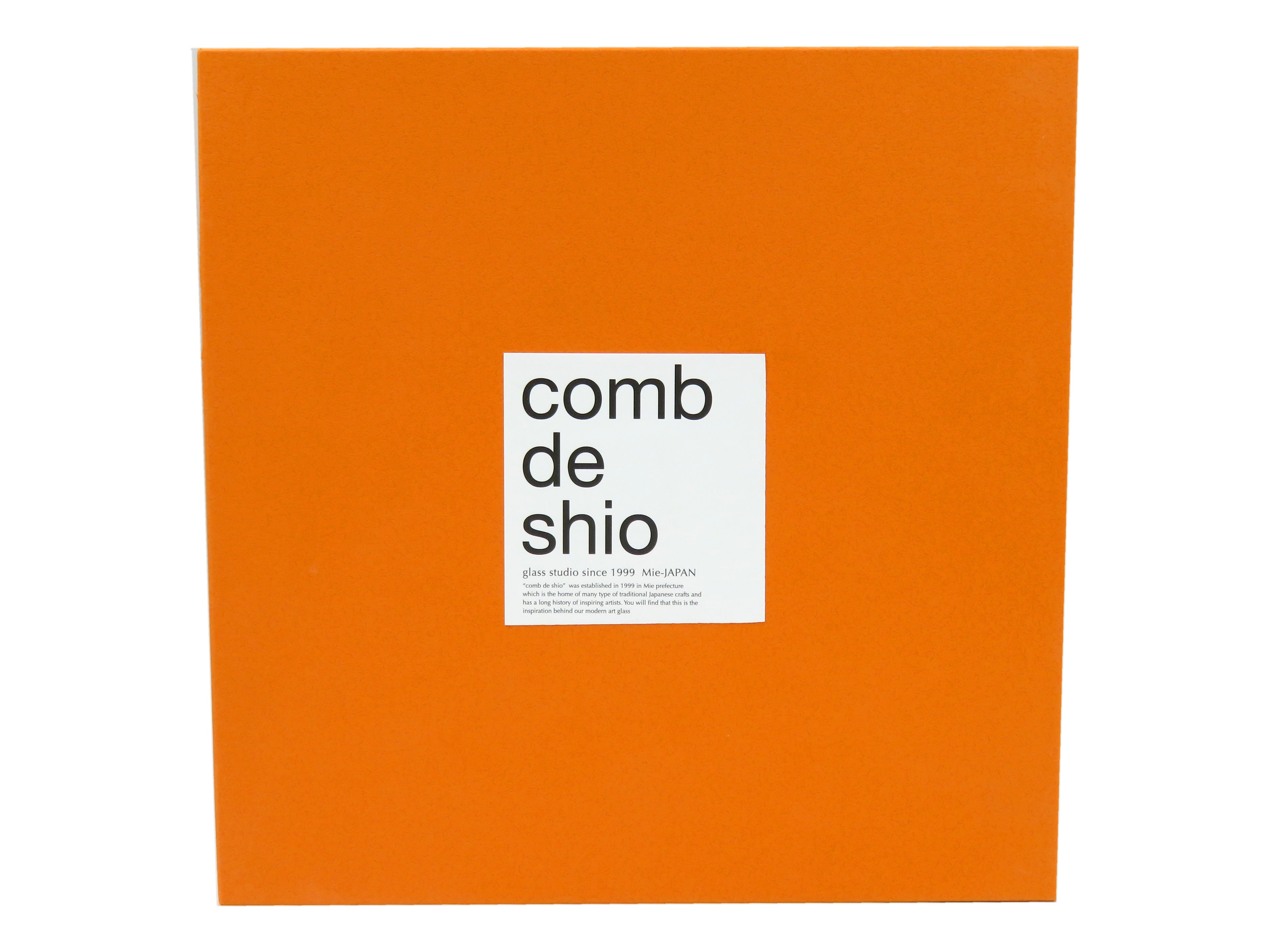 ーcomb de shioー　ガラスアート時計「散歩道」