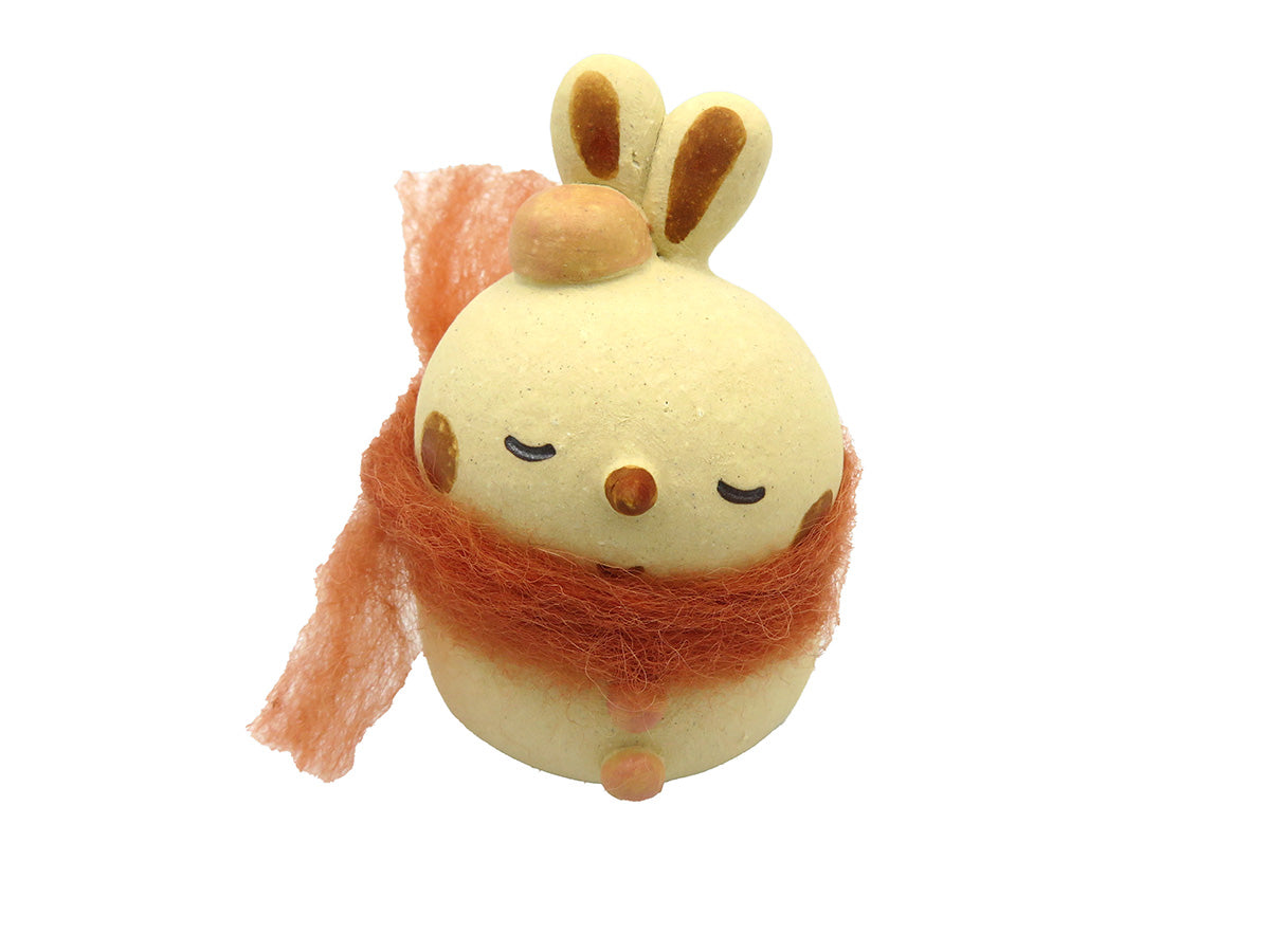 あさのたかを 木壁画 「問いかけるうさぎ君」 【美品】