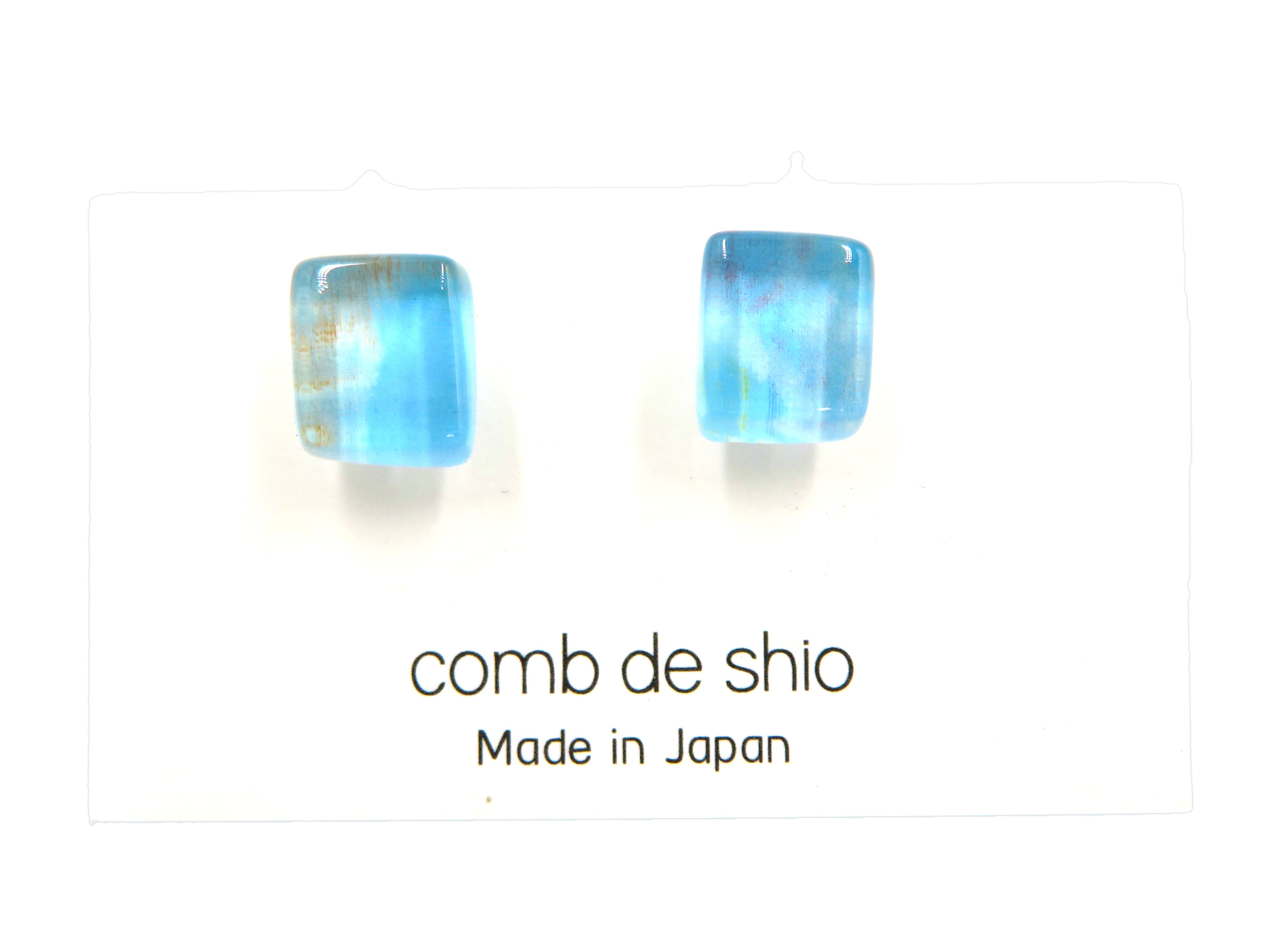 ーcomb de shioー　イヤリング　Sea：A