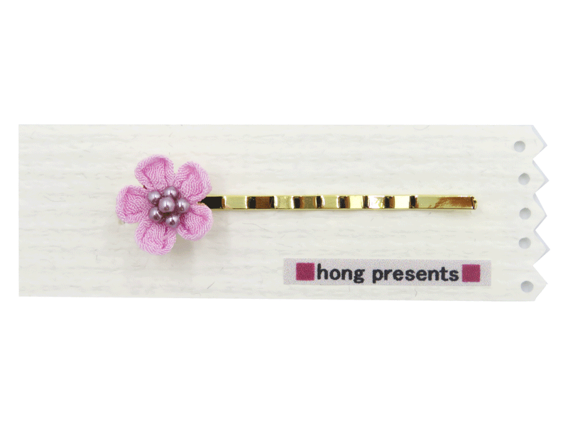 hong presents　小さい花ヘアピン⑥